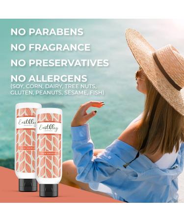 Earthley Wellness All Natural Sun Shield - Protective Lotion Against Cellular Damage - Soothes and Nourishes Skin - Blocks Free Radicals - 6oz - Buy Online on GoSupps.com