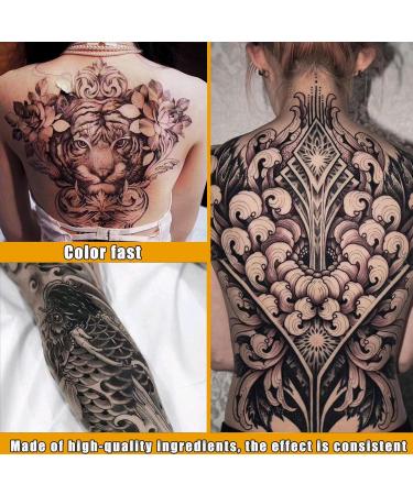  DLDN01 DLDN01 Tattoo Ink Black Tattoo Ink Permanent Body Makeup Cups and Shadows (120ml) - Buy Online on GoSupps.com