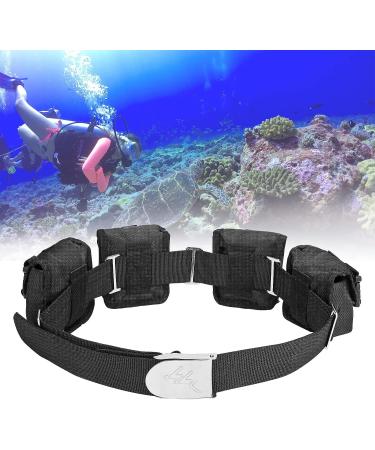 MOPHOEXII Scuba Weight Belt with Detachable Pockets & Quick-Release Buckle - Adjustable Snorkeling Belt for Waist 32-52 - Buy Online on GoSupps.com