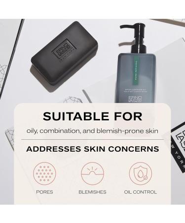 Erno Laszlo Detox Double Cleanse Duo Cleansing Oil and Sea Mud Deep Cleansing Bar for Oily and Combination Skin 6.4 fl oz / 3.4 oz - Buy Online on GoSupps.com