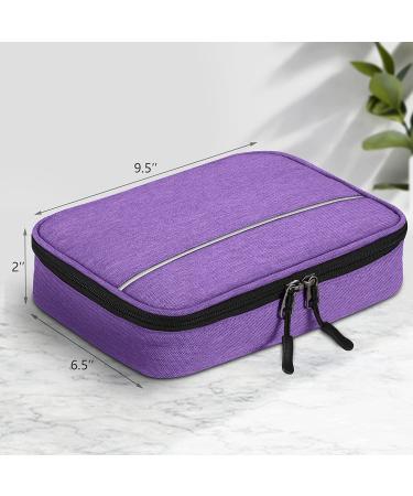 SITHON Diabetic Supplies Organizer Case - Portable & Water Resistant Travel Bag for Insulin Pens, Glucose Meter & More (Purple) - Buy Online on GoSupps.com