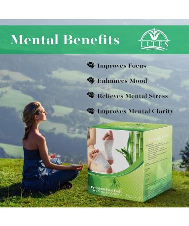 LITES Foot Pads - 60pcs Premium Organic & Natural Stress Relief | Sleep Better - Buy Online on GoSupps.com