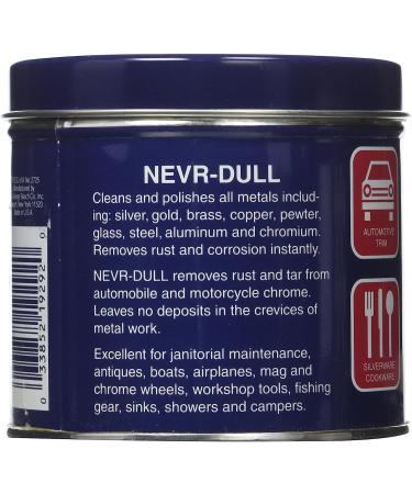 Nevr Dull Polish 5oz - Ultimate Metal Cleaner and Polish | Non-Abrasive Formula - Buy Online on GoSupps.com