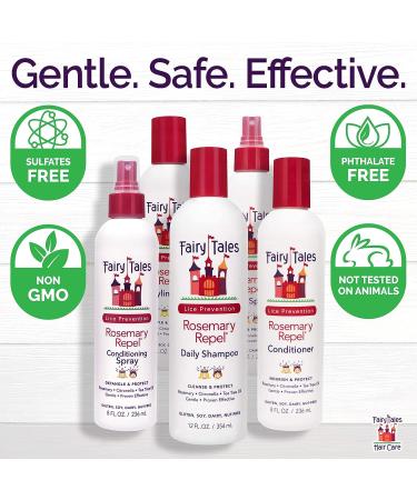 Fairy Tales Rosemary Repel Trio Set - Shampoo 12oz, Conditioner 8oz, Conditioning Spray 8oz - Buy Online on GoSupps.com
