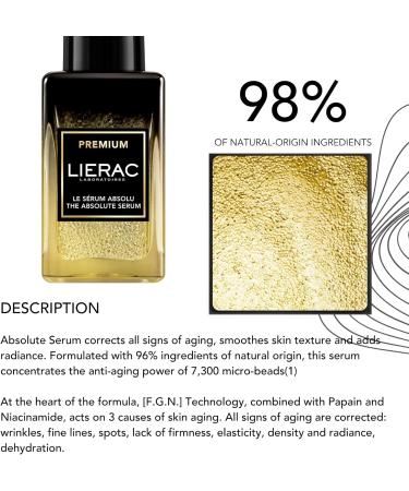 Lierac Premium The Absolute Serum 30 ml - Buy Online on GoSupps.com