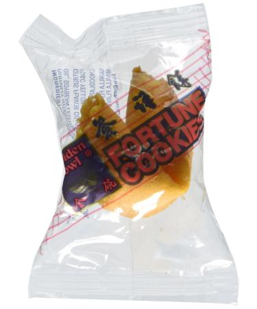 Golden Bowl Individually Wrapped Fortune Cookies, 60 Count vanilla 60 Count (Pack of 1)