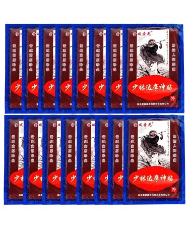 MQUPIN 40-Patch/5-Bag Chinese Pain Relief Plaster Promote Blood Circulation Long Lasting Effect Relief Rheumatism Arthritis & Knee Joints Back Pain