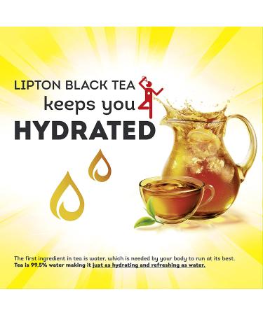 Lipton Black Tea Bags 2x200 Count (31.9 oz) - Supports a Healthy Heart - Hot or Iced Tea - Buy Online on GoSupps.com