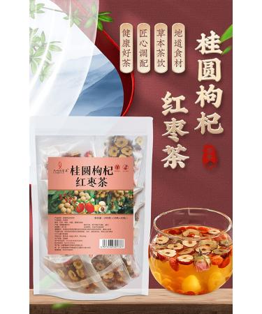 Longan Wolfberry Red Dates Rose Tea 200g (7.05oz) - 20 Sachets - Buy Online on GoSupps.com