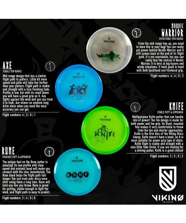 Viking Discs 8-Disc Set in Storm Plastic - Disc Golf Equipment Bulk Set | Shop Now - Buy Online on GoSupps.com