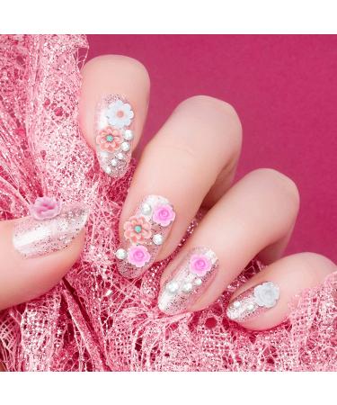 48pcs 3D Butterfly Nail Art Charms Glitter Decals Decoration Kit - Acrylic Nail Studs for Women Wedding DIY Manicures - Nail Salon Accessories - Buy Online on GoSupps.com