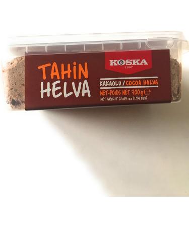 Cocoa Tahin Halva - Helva - 700g - Koska - Halal - Chocolate Halawa - Buy Online on GoSupps.com