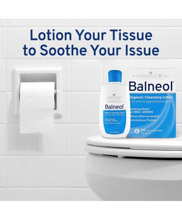 Balneol Hygienic Cleansing Lotion - Soothing Relief for Men and Women - Made in USA - 3 oz - Buy Online on GoSupps.com