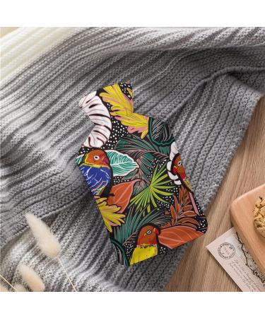 Color Bird Hot Water Bottle with Plush Cover - Perfect Hand Warmer for Adults & Children | 26.5x15.3cm | International Shipping - Buy Online on GoSupps.com