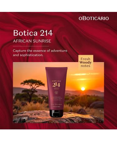 Botica 214 by O Botic rio African Sunrise Moisturizing Body Lotion for Men 7 Ounce (200g) - Buy Online on GoSupps.com