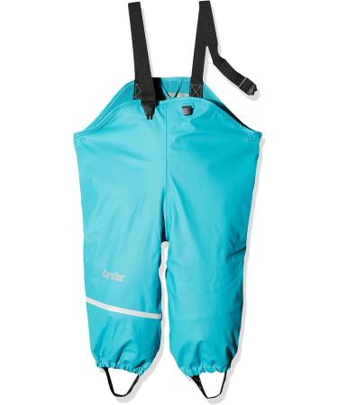 CareTec Unisex Kid's Waterproof Fleece-Lined Rain Trousers in Turquoise 80 (968) - Buy Online on GoSupps.com