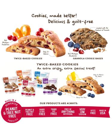 Cooper Street Cookies All Natural Nut & Dairy Free Orange Cranberry Biscotti Style 18oz (Pack of 2) - Buy Online on GoSupps.com