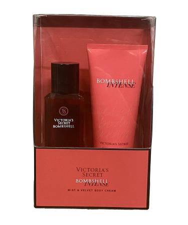 Victoria's Secret Gift Set Bombshell Intense 2 Piece Mist & Velvet Body Cream