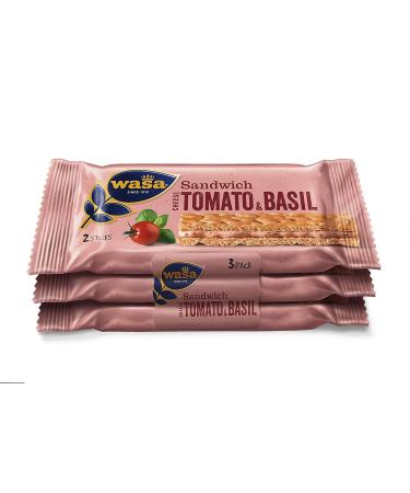 Wasa Kn ckebrot Sandwich K se Tomate & Basilikum Multipack - 8 x 120g | Healthy Snack International Shipping - Buy Online on GoSupps.com
