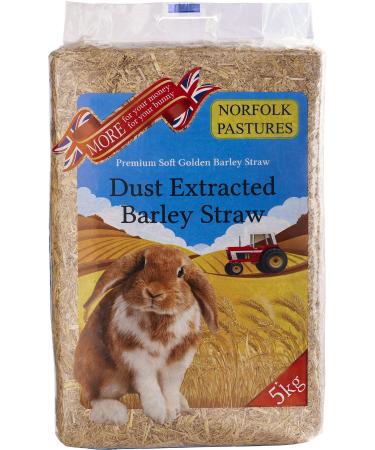 Norfolk Pastures Dust Extracted Barley Straw (Bulk Bale) (approx 5+kg)