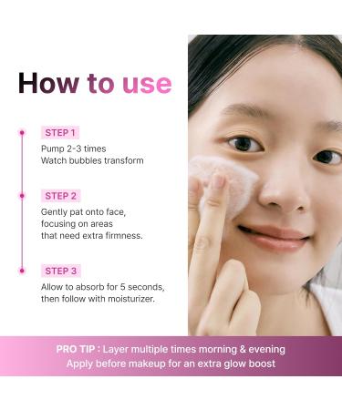 PO:DL Collagen Bubble Serum for Skin Elasticity Radiance Glow | Firming Hydrating Exfoliating Fast Absorbing Serum | K-Chestnut Collagen Niacinamide | No Fragrance 3.88 fl oz Korean Skincare - Buy Online on GoSupps.com