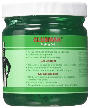 Clubman Styling Gel by Ed Pinaud for Men 16oz (Pack of 2) - Buy Online on GoSupps.com