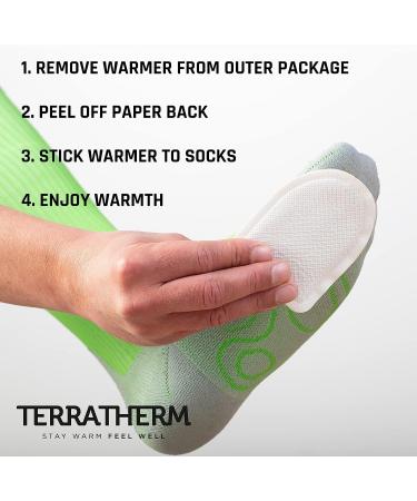 Adhesive Toe Warmers - 10 Pairs - Long Lasting Heat - Disposable & Odorless - Buy Online on GoSupps.com