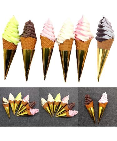 SLXLYH Artificial Ice Cream Model for Store Decoration Display (Green and White) - Buy Online on GoSupps.com