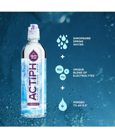 Buy Alkalic Ionized Spring Water (pH 9+) - 24 Pack of 600 ml Bottles Electrolyte Cleansed & Smooth Taste - International Shipping Available - Buy Online on GoSupps.com