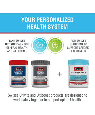Swisse Ultiboost Glucosamine Sulfate 1500mg - 180 Tablets for Joint Health - Buy Online on GoSupps.com