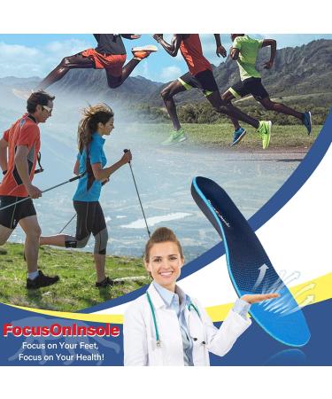 Heavy Duty Plantar Fasciitis Insoles | Orthotic Inserts for Foot Pain Relief | Comfort Insoles for Men & Women | Fits Men 6.5-8.5 Women 7.5-9.5 - Buy Online on GoSupps.com