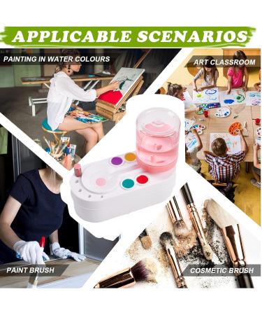 Paint Brush Cleaner & Rinser | 2023 Water Recycling Rinse Cup for Acrylic & Watercolor Paints - Eco-Friendly Pink - Buy Online on GoSupps.com