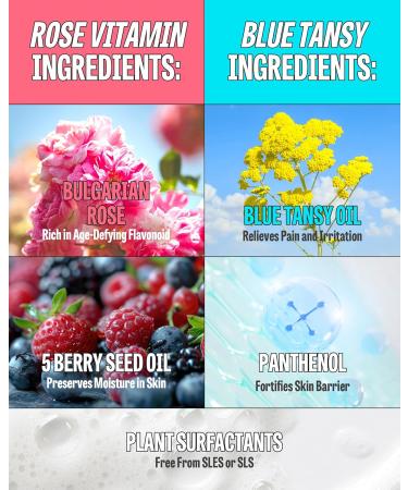 MAXCLINIC K-Beauty Rose Vitamin + Blue Tansy Oil Foam Gift Set | Daily Face Wash Oil Based Cleanser to Foam | Korean Skin Care Oil Cleanser for Dry Sensitive Skin - Buy Online on GoSupps.com