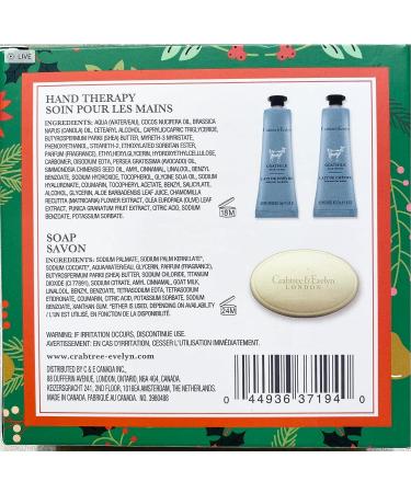 Crabtree & Evelyn Goatmilk Bar Soap and Hand Therapy Set - 6.5 oz Soap, .9 oz Hand Cream - Buy Online on GoSupps.com