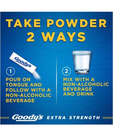 Goody's Extra Strength Headache Powders - 50 Powders (Pack of 3) - Buy Online on GoSupps.com