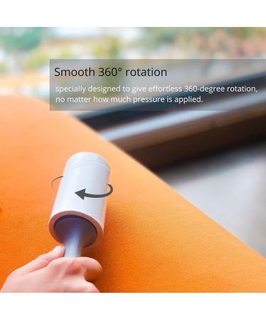 DINIAL Lint Roller Remover 100 Spiral Sticky Sheets with Extra 100 Sheets Refill (200 SHEETS IN TOTAL) For Removes Pet Fur Dust Dirt from Clothes Furniture Carpet Cars Floor & Dog Cat Hair. - Buy Online on GoSupps.com