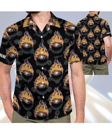 Personalized Team Name Bowling King Pin Hawaiian Shirt | Men's & Unisex S-5XL Style 3 - Buy Online on GoSupps.com