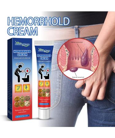 Brrnoo 3Pcs Hemorrhoid Relief Ointment - Herbal Cream for Safe Treatment of Anal Swelling & Itching - Buy Online on GoSupps.com