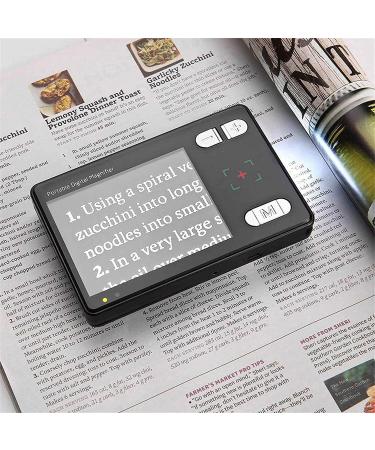 Portable Digital Magnifier Digital Video Magnifier 3.5 inch Handheld Portable Electronic Reading Aid 2 24x Magnifying Glass with LCD Display for Nearsightedness The Visually - Buy Online on GoSupps.com