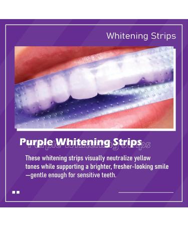 Arma Purple Teeth Whitening Strips(42 Strips) Enamel Safe for Sensitive Tooth ARMA Purple Whitening Strips Removes Yellow Stains & Bad Breath for a Brighter Smile 1 - Buy Online on GoSupps.com