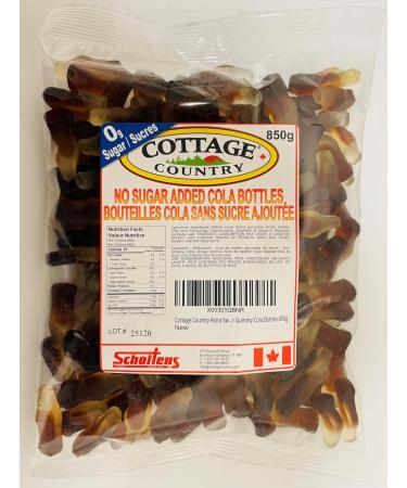 Cottage Country Astra Sweets Zero Sugar Gummy Cola Bottles 850g