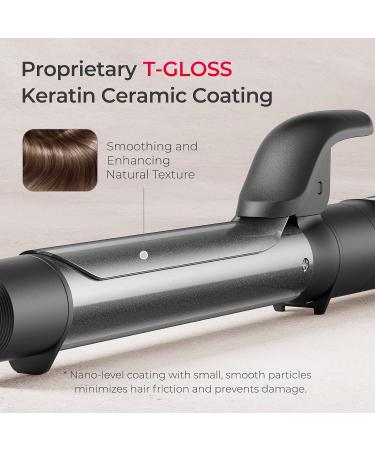 TYMO Curling Iron Set - 3 in 1 Professional Ionic Hair Curler with 5 Temp Settings Dual Voltage & Fast Heating for Defined Curls & Beach Waves - Travel Friendly Black - Buy Online on GoSupps.com