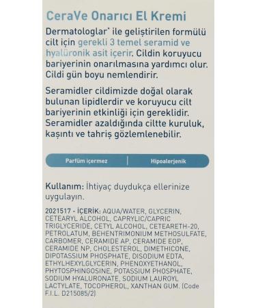 CeraVe Reparative Hand Cream - Buy Online on GoSupps.com