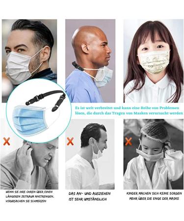 Driveloop Mask Holder - 5 Pack Mask Extensions for Adults & Children | Behind the Head Hooks (ABS) | International Shipping Available - Buy Online on GoSupps.com