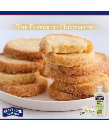 Happy Home Clear Non-Alcoholic Imitation Vanilla Flavoring - Certified Kosher - 7 oz - Buy Online on GoSupps.com