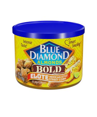 Blue Diamond Almonds Elote Mexican Street Corn Flavored Snack Nuts, 6 oz Resealable Cans (Pack of 1) Elote Mexican Street Corn 6 Ounce (Pack of 1) - Buy Online on GoSupps.com