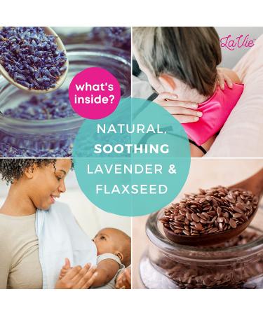 LaVie Breastfeeding Comfort Packs - Hot & Cold Therapy with Organic Flax and Lavender (2 Packs) - Buy Online on GoSupps.com