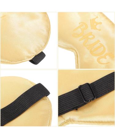 Buy LALAFINA Bride Eye Blinder - Adjustable Imitation Silk Sleeping Mask | Soft Eye Pillow & Travel Blindfold for Weddings & Relaxation - Buy Online on GoSupps.com