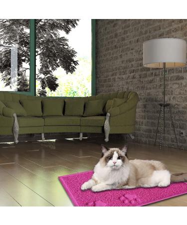 KongJies Waterproof Non-Slip Feeding Mat for Dogs & Cats - Pink | Best Pet Feeding Solutions - Buy Online on GoSupps.com