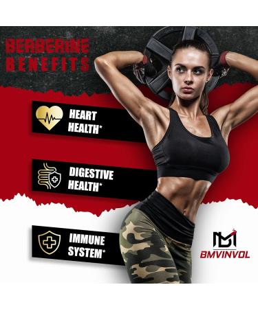 Berberine HCl 150 Capsules - Plus Ceylon Cinnamon Turmeric Milk Thistle Artichoke Black Pepper Berberine HCI Root Supplements Pills - Immune System - Buy Online on GoSupps.com